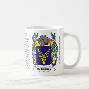 McKinney Family Coat of Arms op een mok