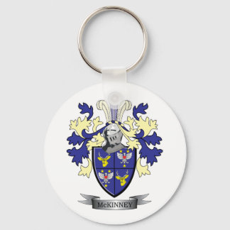 McKinney Family Crest Coat of Arms Sleutelhanger