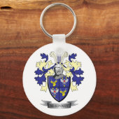 McKinney Family Crest Coat of Arms Sleutelhanger (Voorkant)