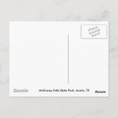 McKinney Herfst State Park Briefkaart (Achterkant)