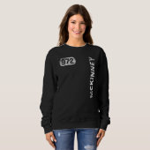 McKinney Texas 972 Area Code Retro Trui (Voorkant volledig)