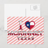 McKinney �, Texas Briefkaart (Voorkant / Achterkant)