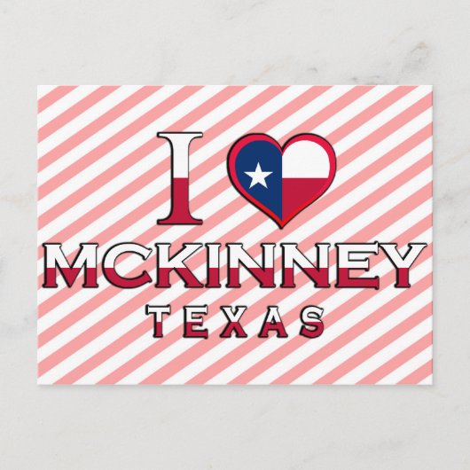 McKinney �, Texas Briefkaart (Voorkant)