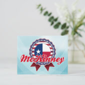 McKinney, TX Briefkaart (Staand voorkant)