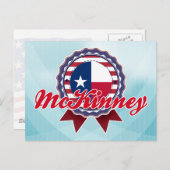 McKinney, TX Briefkaart (Voorkant / Achterkant)