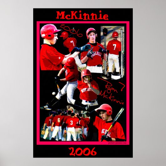 McKinnie Freshman Baseball Poster (Voorkant)