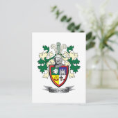 McKinnon Family Crest Coat of Arms Briefkaart (Staand voorkant)