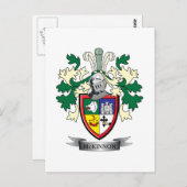 McKinnon Family Crest Coat of Arms Briefkaart (Voorkant / Achterkant)