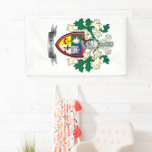 McKinnon Family Crest Coat of Arms Spandoek (Insitu)