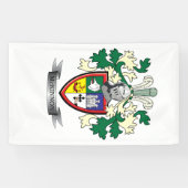 McKinnon Family Crest Coat of Arms Spandoek (Horizontaal)