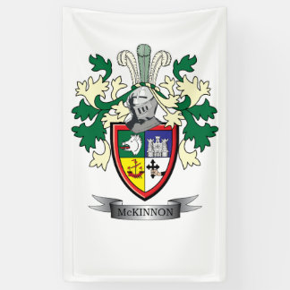 McKinnon Family Crest Coat of Arms Spandoek