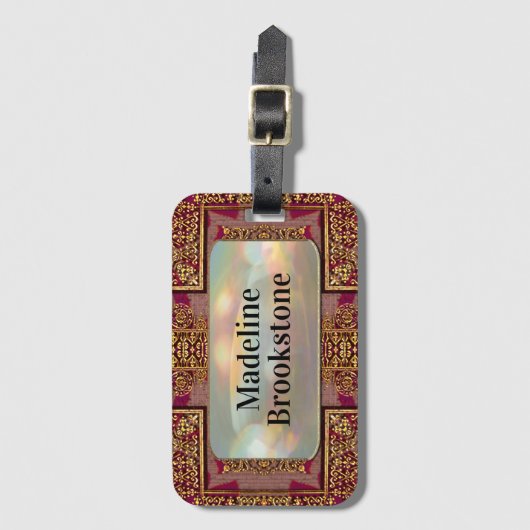 McKintz Mooie Unieke Bagagelabel (Voorkant (verticaal))