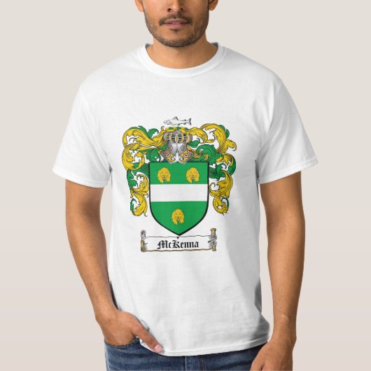 McKkenna Family Crest - McKkenna Coat of Arms T-shirt (Voorkant)