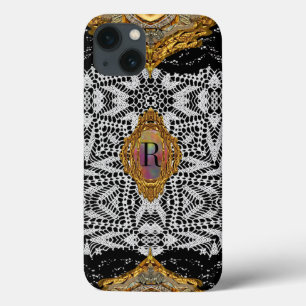 McKleece Elegant Victoriaans Monogram iPhone 13 Hoesje