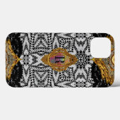 McKleece Elegant Victoriaans Monogram Case-Mate iPhone Case (Achterkant (horizontaal))