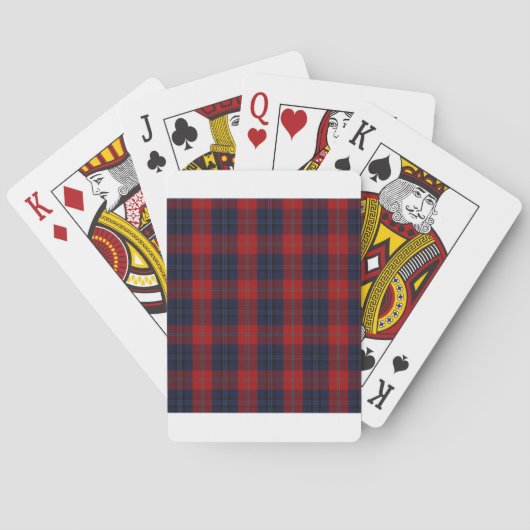 McKnight Clan Tartan Pokerkaarten (Achterkant)