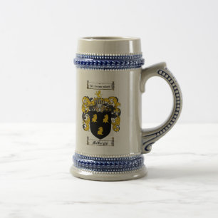 McKnight Coat of Arms Stein Bierpul