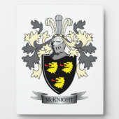 McKnight Family Crest Coat of Arms Fotoplaat (Voorkant)