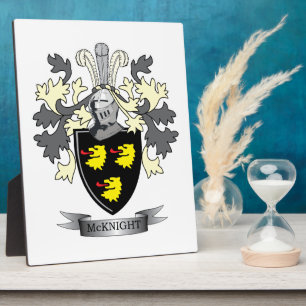 McKnight Family Crest Coat of Arms Fotoplaat