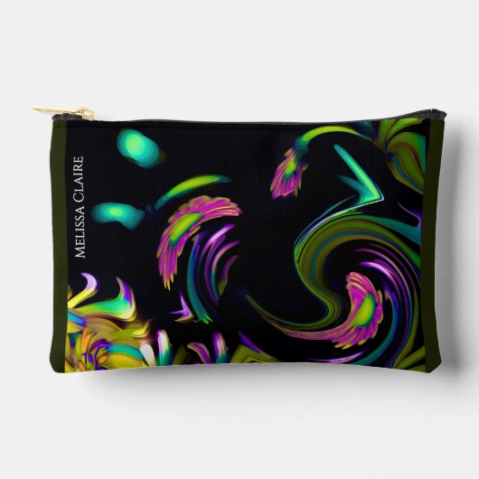 MCKS IT "Daisy" Kleine Olijf Accessoirezak Etui (Voorkant)