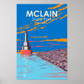 McLain State Park Michigan Poster (Voorkant)