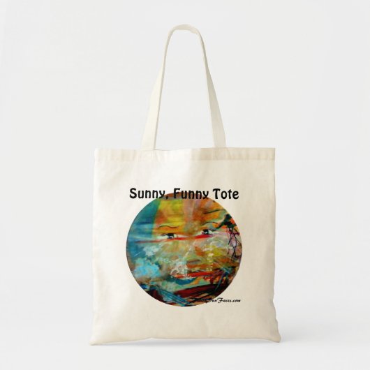 MClairArt, FunnySunFaces Gift Products Tote Bag (Voorkant)
