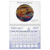 MClairArt's, Funny Sun Faces 2012-agenda Kalender (Feb 2027)