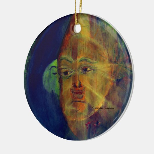 MClairArt's Funny Sun Faces Holiday Ornament (Links)