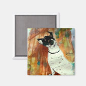 MClairArt's PawLoversArt Gifts Magneet (Voorkant / Achterkant)