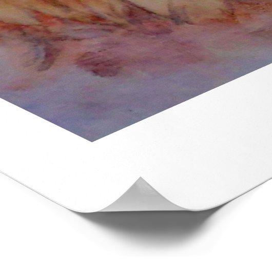 MClairArt's PawLoversArt Pommeren Afdrukken Poster (Hoek)