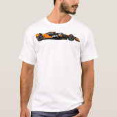 McLaren MCL38 2024 F1 Auto Livery Norris T-shirt (Voorkant)