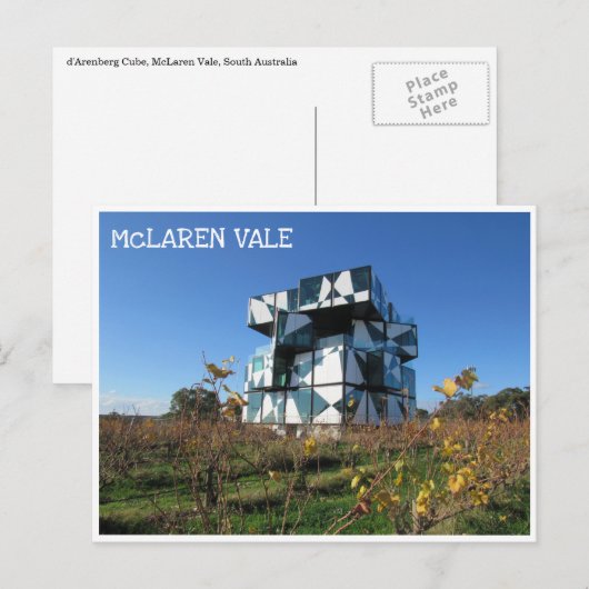 mclaren vale cube briefkaart (Voorkant / Achterkant)