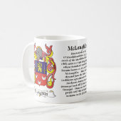 McLaughlin Family Coat of Arms mok (Voorkant links)