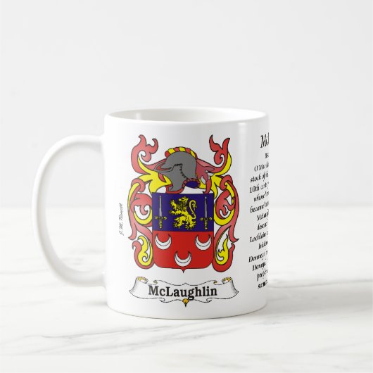 McLaughlin Family Coat of Arms mok (Links)