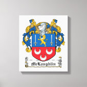 McLaughlin Family Crest Canvas Afdruk (Voorkant)