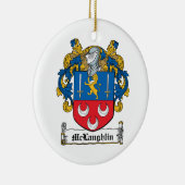 McLaughlin Family Crest Keramisch Ornament (Rechts)