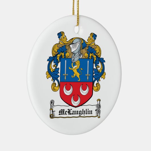 McLaughlin Family Crest Keramisch Ornament (Rechts)