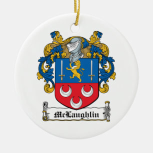McLaughlin Family Crest Keramisch Ornament