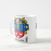 McLaughlin Family Crest Koffiemok (Voorkant links)