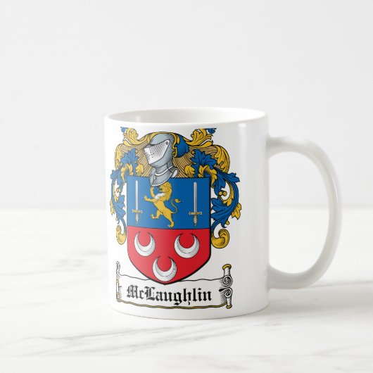 McLaughlin Family Crest Koffiemok (Rechts)