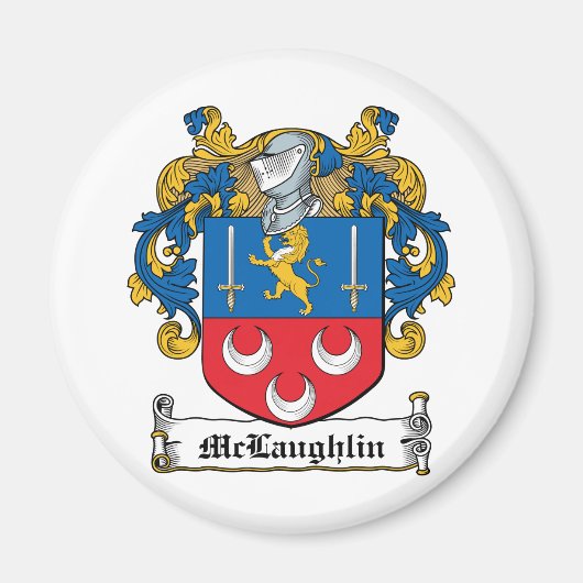 McLaughlin Family Crest Magneet (Voorkant)