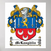 McLaughlin Family Crest Poster (Voorkant)