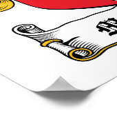 McLaughlin Family Crest Poster (Hoek)