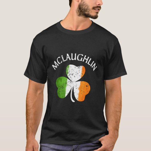 McLaughlin Ierse achternaam T-shirt (Voorkant)