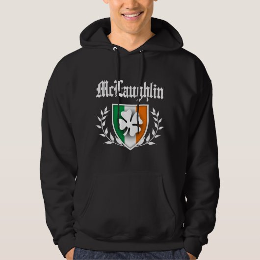 McLaughlin Shamrock Crest Hoodie (Voorkant)