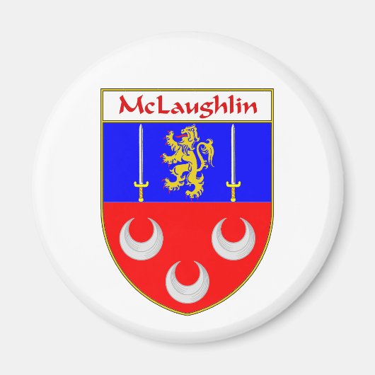 McLaughlin Wapen/Familie Crest Magneet (Voorkant)