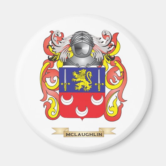 McLaughlin Wapen (Familie Crest) Magneet (Voorkant)