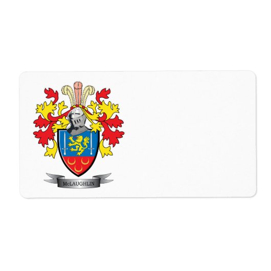 McLaughlin Wapenkat Etiket (Voorkant)