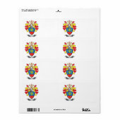 McLaughlin Wapenkat Etiket (Full Sheet)