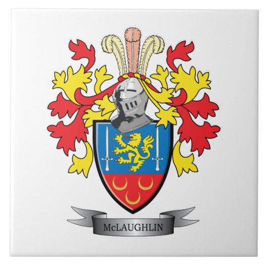 McLaughlin Wapenkat Tegeltje (Voorkant)